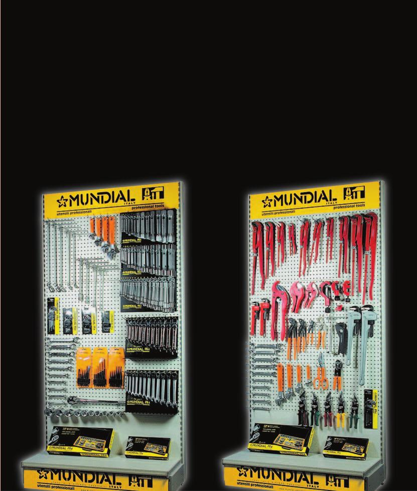 meccanica mechanics Espositore 220 utensili - MECCANICA 0012 Display stand 220 tools - MECHANIC 1150.190 Nr. 2 0346.070 Nr. 2 1600.500 Nr. 2 1150.170 Nr. 2 1058.010 Nr. 1 1600.460 Nr. 2 1150.130 Nr.