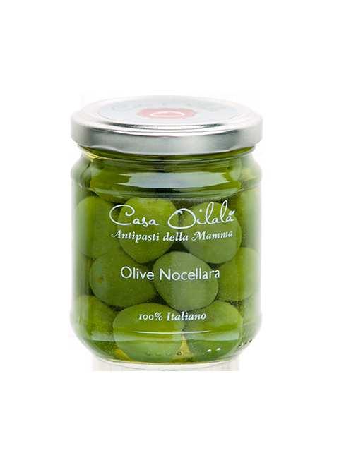 Olive Linea Casa Oilalà Antipasti 190g: Nocellara Olives, Peranzana Olives, Marinated Peranzana Olives enhanced with our Extra Virgin