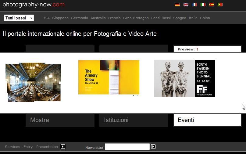 Newsletter e recensioni www.photography-now.