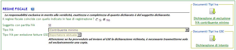 La quarta sezione è quella relativa agli elementi essenziali che dovranno essere