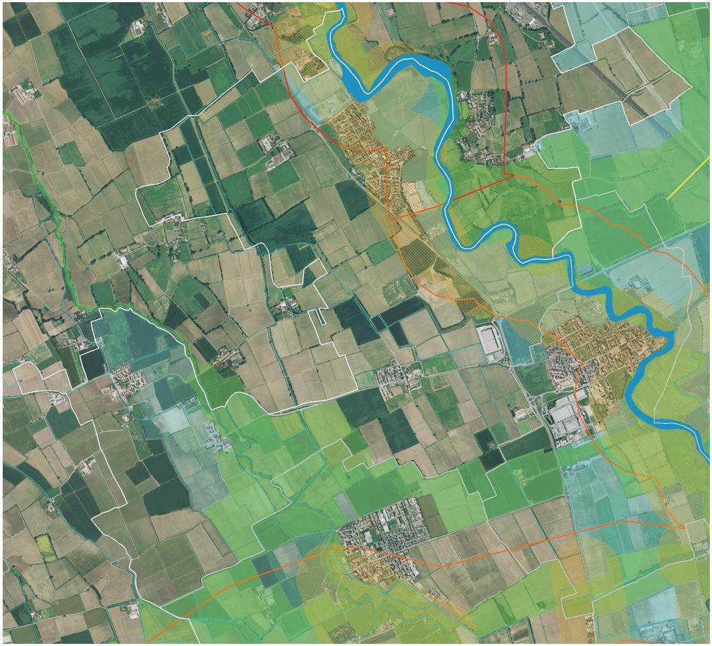 Sub 2 Inquadramento Ambientale Il Comune di Casaletto giano è caratterizzato dalla convergenza di diversi elementi strategici di carattere ambientale legati sia alla presenza di una rete irrigua