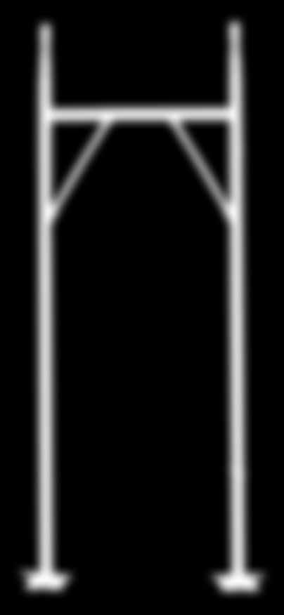 Telai prefabbricati: sistema Realpont 75 Il sistema a telai di larghezza 75 cm a boccole Profondità telaio 750 mm Protezione con verniciatura o zincatura a caldo Realizzazione di strutture con campi