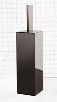 13,58" h articolo item: portascopino toilet brush holder materiali materials: plexi