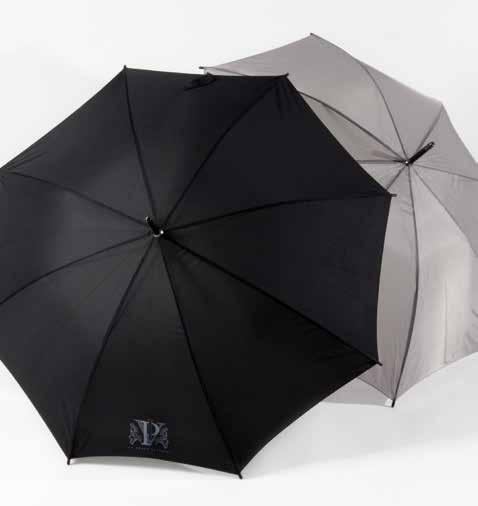 matt black wooden shaft and crook handle code: B047407-B047411 articolo item: ombrello umbrella materiali materials: poliestere, legno