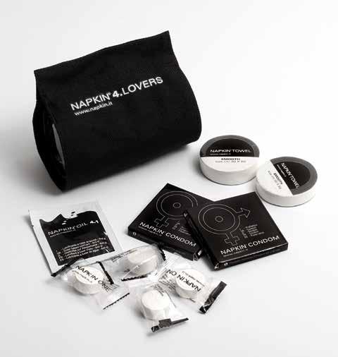 GIFT & GIVEAWAY - GIFT & RETAIL - Sex code: NAPKIN4 articolo item: LOVERS KIT set per amanti lovers