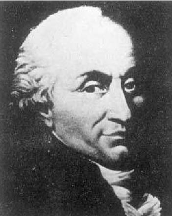 Charles Augustine de Coulomb (1736-1806) determina