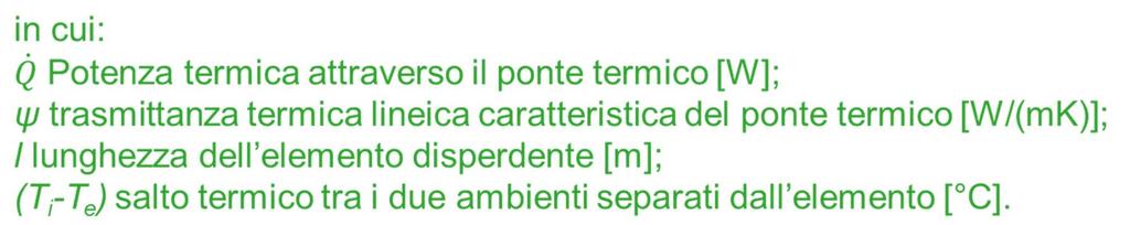 CALCOLO DEI PONTI TERMICI La valutazione di ψ può avvenire mediante analisi delle distribuzioni termiche con un modello discretizzato ad