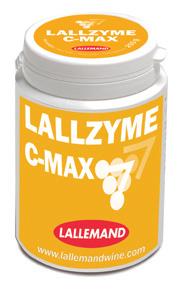 ENZIMI ENOLOGICI Per la chiarifica di mosti bianchi e rosati LALLZYME HC TM Pectinasi altamente concentrate LALLZYME HC è un formulato purificato (esente da attività cinnamil esterasica) ad alta