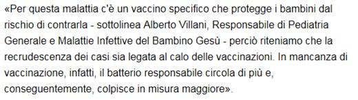 In Europa In Italia 5 fallimenti vaccinali