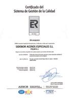 16949:2009 Certificato di Qualita IQNet ISO 9001:2008 Certificato di Gestione