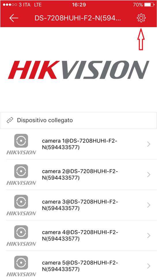 Una volta condiviso il dispositivo, l accesso da parte degli altri account allo stesso avviene tramite DDNS di Hik-Connect, di conseguenza se le porte sul router non sono state aperte, non potranno