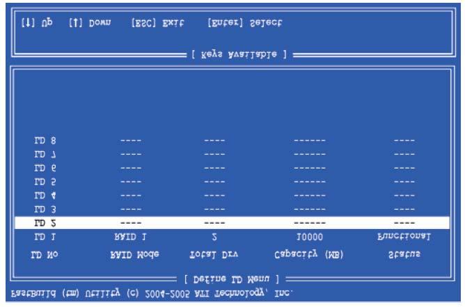 Due unità logiche Una volta selezionata l unità logica nelle Assegnazioni disco come nelle procedure menzionate in alto, premere <Ctrl-Y> per allocare una porzione dei