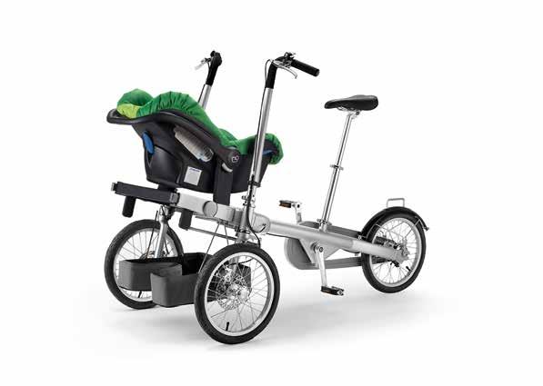TAGA PRIMI MESI L unico mezzo adatto per il trasporto dei neonati La TAGA BIKE è l unico veicolo multifunzionale che ti permette di trasportare il tuo bambino già da 0 mesi.