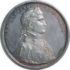 Medaglia 1805 - Entrata a Genova - Busto