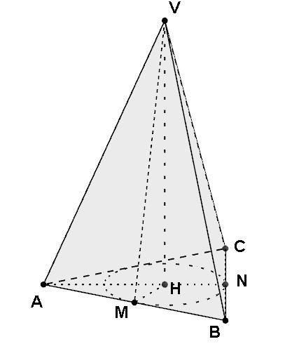 4) Lo spigolo laterale d una piramide. Metti in evidenza lo spigolo laterale e il triangolo rettangolo avente l altezza come cateto che ti permette di calcolarne la misura.