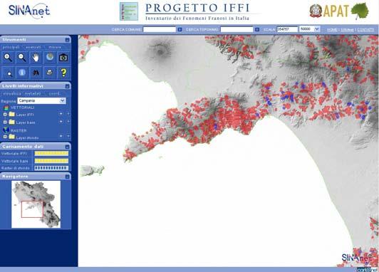 di Bacino Ricerca frane per