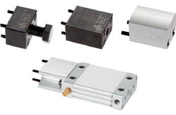 Moduli base / Anelli di bloccaggio Maschinen- und Vorrichtungsteile Gruppo di comando Sistemi di bloccaggio e centraggio Acciaio