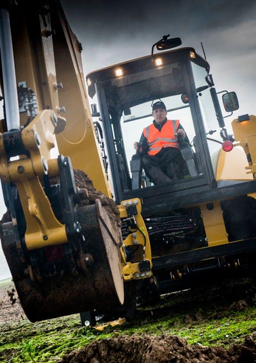 Retroescavatore Costruito appositamente per l attività da svolgere Retroescavatore tipo escavatore Che si tratti di operazioni di carico su un autocarro a distanza ravvicinata o di scavo al di là di