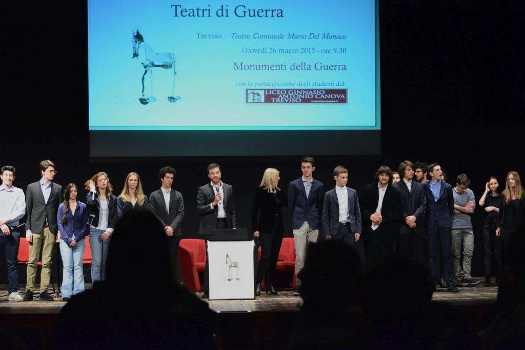 CLASSICI CONTRO 26 MARZO 2015, TEATRO COMUNALE Monumenti di Guerra: gli studenti del