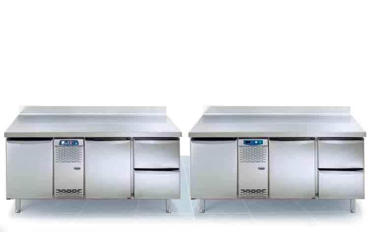 HD: tavoli refrigerati I tavoli refrigerati Heavy Duty di Electrolux offrono al cliente la migliore flessibilità