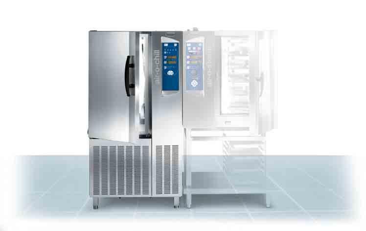 air-o-chill Abbattere la temperatura significa portare la temperatura di cibi precotti da +90 C a +3 C e gli abbattitori Electrolux compiono tale operazione in meno di 90 minuti.