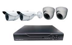 KIT POE LCTPOEKIT KIT con le seguenti apparecchiature IP: NVR-PoE, videoregistratore di rete 4 canali video e alimentazioni PoE, compressione video H.264. ONVIF 2.2 compatibile.