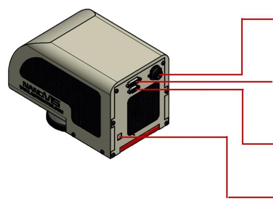 Testa di marcatura - Connettività Power cable Other signals Laser signal port Diodo di puntamento Il dispositivo produce una luce visibile rossa, nota come puntatore, che permette di visualizzare