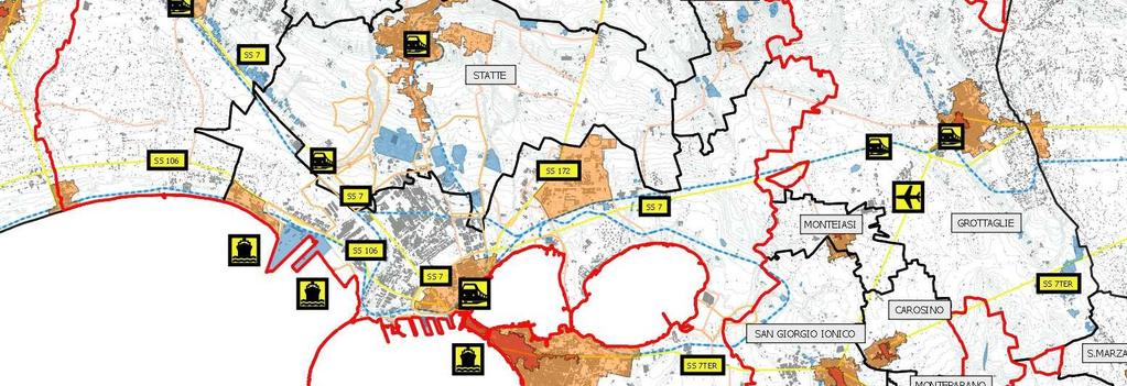 il 10,3% del territorio dell Area di crisi) Di cui, nel Comune