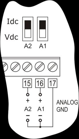 11. Uscite analogiche in corrente e in tensione Negli strumenti sono presenti due uscite analogiche configurabili in corrente o in tensione a scelta fra 0 20mA, 4 20mA, 0 10Vdc o 2 10Vdc.