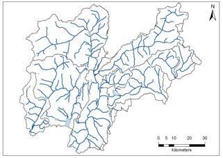 Torrente Fersina Codice RASTA Area bacino (Kmq) Lunghezza totale (Km) A200000000 170,1 28,9 Tabella 1:, livello, giudizio IFF reale e relativo Descrizione tratto IFF reale IFF relativo Codice Data L