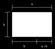 IL RETTANGOLO AUREO Il rettangolo aureo è un rettangolo il cui rapporto tra il lato maggiore e