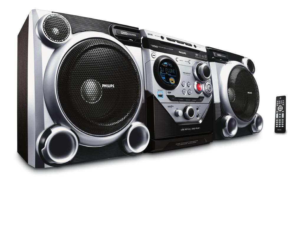 MP3-CD Mini Hi-Fi System FWM582 Register your product and get support at www.philips.