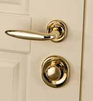 SECURITY DOORS kit standard - serie tonda In una superficie definita porta, la maniglia è un
