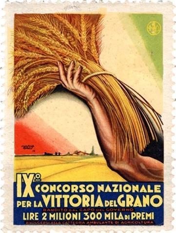 La Battaglia del grano Locandina propagandistica L obiettivo di Mussolini era quello ridurre a zero le importazioni di grano dall estero.