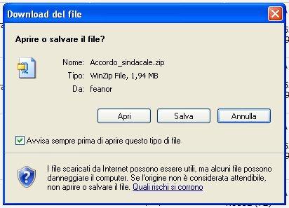 Tramite il tasto è possibile eliminare l allegato appena caricato.