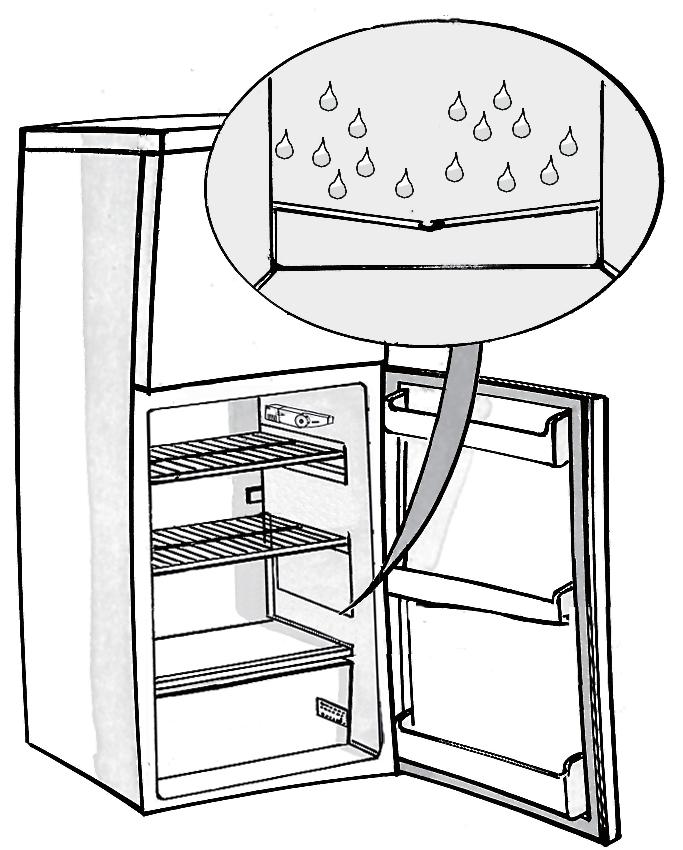 Aprire la porta e rimuovere tutti gli alimenti avvolgendoli in fogli di giornale a stretto contatto fra loro e riporli in un luogo molto fresco o in una borsa termica. 2.