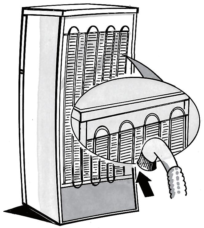 PULIZIA E MANUTENZIONE Per prodotti ad incasso Pulire periodicamente le griglie di ventilazione con un aspirapolvere o una spazzola (vedere figura A). Pulire l esterno con un panno morbido.