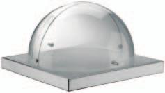 6660W 50 31 Vetrina refrigerata Square con coperchio, inox