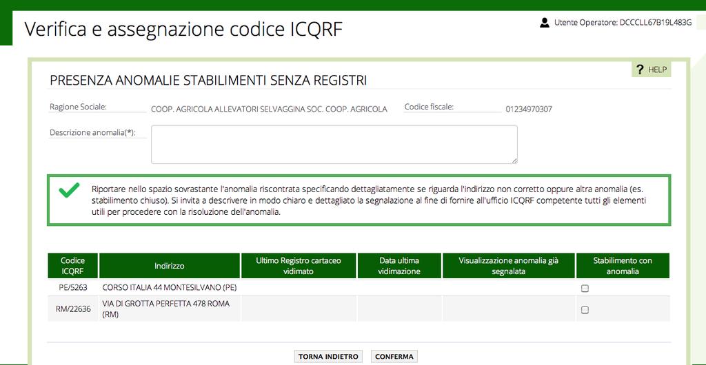 con la compilazione del registro. 3.