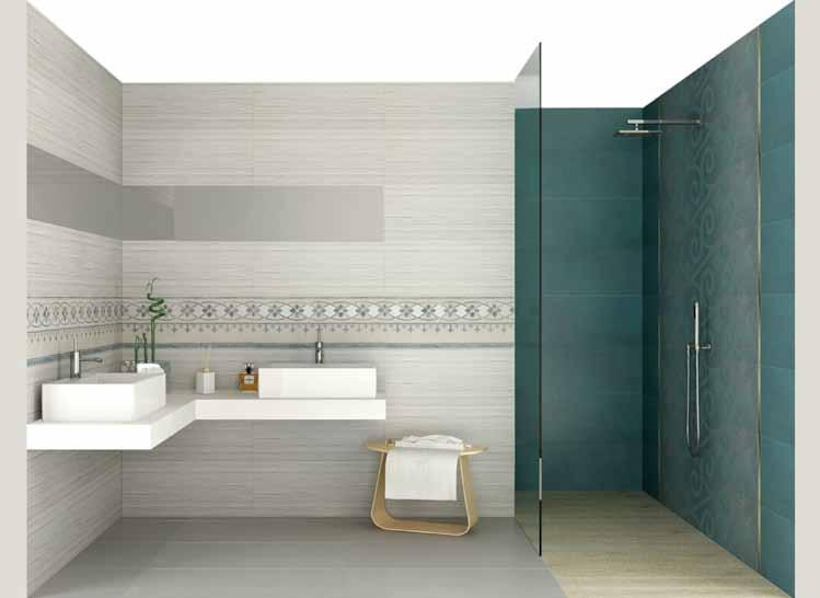 12 Rivestimenti IN PASTA BIANCA WHITE BODY WALL TILES DIMENSIONI BOX: HxL307,5xP217,5CM DIMENSIONS: HxL307,5xP217,5CM DESCRIZIONE E QUANTITA NECESSARIA PER COMPORRE IL BOX: DESCRIPTION AND NECESSARY