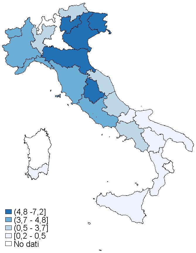 Lo stato civile In Sardegna i coniugati/conviventi rappresentano il 57% del campione, i celibi/nubili il 37%, i separati/divorziati il 4% ed i vedovi il 2%.