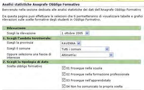 Ogni Provincia/CSA può accedere al sistema, monitorare il processo di rilevazione e visualizzare i dati delle rilevazioni di propria competenza.