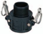 They are interchangeable with other couplers and adapters. - NPT threads on demand.
