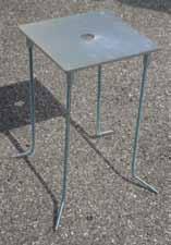 507 55 ase in graniglia con maniglie: Grit base with handles: 50x50x11-60 Piastra