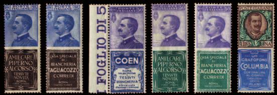 300) 800 715 1922 - II emissione, soprastampa tipografica, 1L bruno e verde. Ottima centratura, CF Enzo Diena e Bottacchi (Sassone 12-16.500) 4.