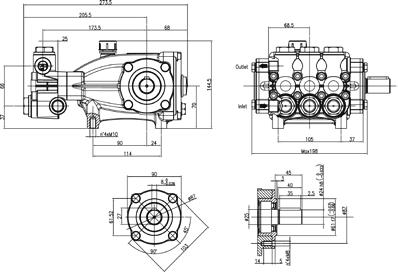 Standard Pumps / Pompe Standard Technical drawings / Disegni tecnici NPM Series / Serie NMT pumps are among the best known products on the market.