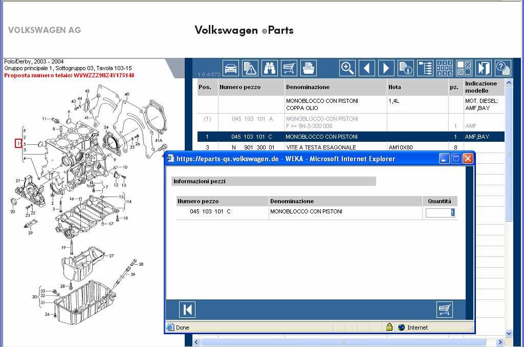 Modo comune di navigare i Cataloghi Passo