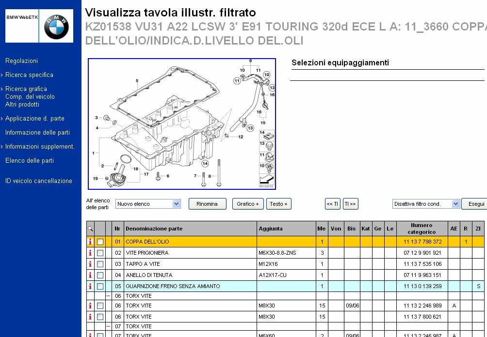 carrello Premi due la lista Clicca per