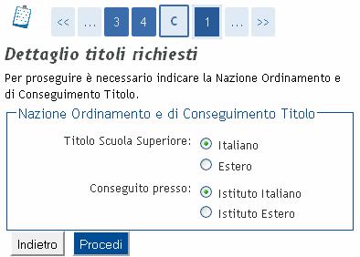 16b,c Titoli di accesso: 