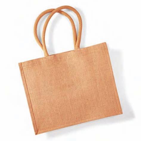 per la decorazione: 28 x 20 cm Capacità: 20 litri 601.38 602.38 Natural Natural One : 100 One : 100 607.28 Classic Jute Shopper W407 608.